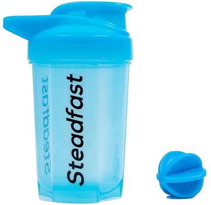 Steadfast NUTRITION Protein Shaker Blender Bottle with Blender Ball 400 ml Shaker
