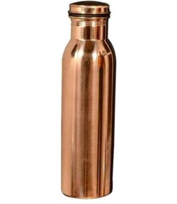 PLAYNET Thermos Design Pure Copper Bottle, Travel Purpose Drinkable, Good Health Benefits, 1 ltr. 1 ml Bottle