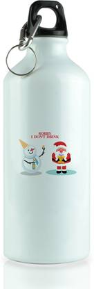 NarayaniCollectionss Snowman Chatters: Funny Printed Sipper Bottle 600 ml Bottle