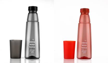 Flipkart SmartBuy 1000 ml Plastic Bottle With Drinking Glass