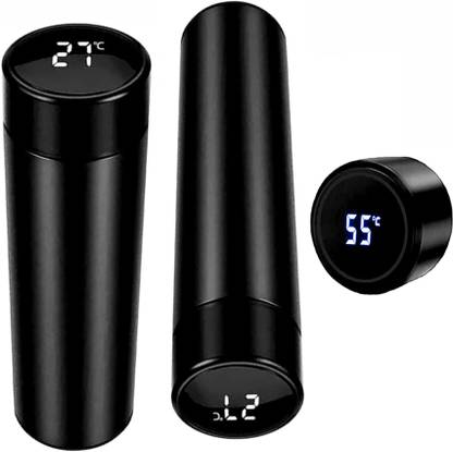 BRTION Temperature Smart Vacuum Insulated Water Bottle LED Display Hot and Cold Drinks 500 ml Flask
