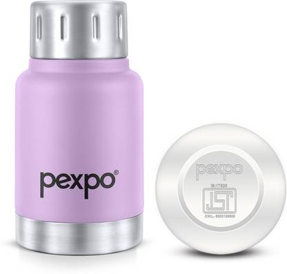 pexpo Cameo Hot and Cold Water Bottle, Stainless Vacuum Insulated 160 ml Flask