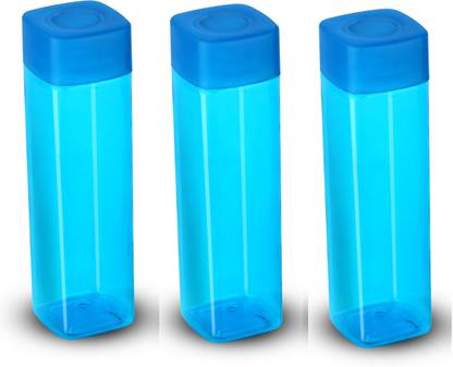 INVITO Premium Quality Square Shape water bottle set of fridge 1000 ml Bottle