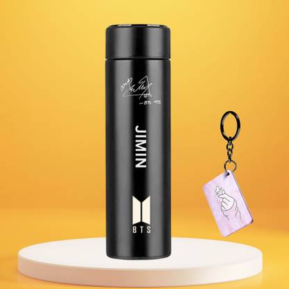 PIJERA BTS JIMIN Signature Temperature Bottle Stylish Limited Edition Item For Fans 500 ml Flask