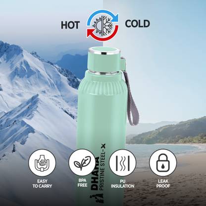 Dhara Stainless Steel 700 ml Steel Bottle