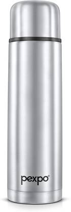 pexpo Hot and Cold Water Bottle, Stainless Steel Vacuum Insulated Flip Pro 1000 ml Flask