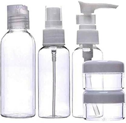 Scarlet Line Spray Botle,Dspnsr,Flip Top Botle Jar Plstic Trvl Contanrs fr Sanitizr 5 Pc St 100 ml Bottle