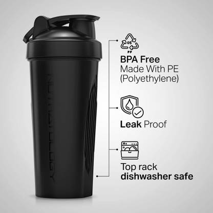 Lvnshan 100% Leakproof, BPA-Free Blender Shaker Bottle for Protein 750ml 750 ml Shaker
