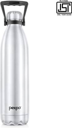 pexpo Echo 2000, Hot and Cold thermosteel Water Bottle With Carry Handle 2000 ml Flask
