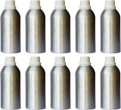 Zoka Aluminium Empty Bottle Multipurpose with Drop Nozzle & Cap with Seal 1000 ml Bottle