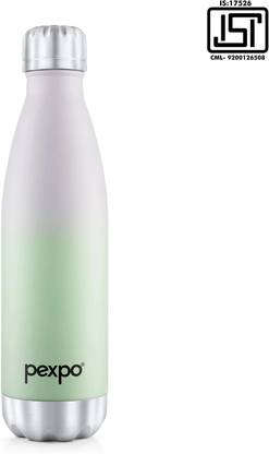 pexpo Electro 500, Hot&Cold ISI Certified Thermosteel Water Bottle, Leakproof 500 ml Flask
