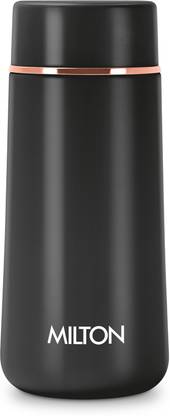 MILTON Starlit 270 Thermosteel Water Bottle, ISI Certified, 24 Hr Hot and Cold 270 ml Flask