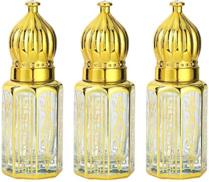 sultan Fancy Empty Attar Glass Bottles with Dip Stick 12 ml Bottle