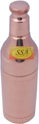 Shivshakti Arts Handmade Pure 100 % Small Champagne Designed 1000 ml Bottle