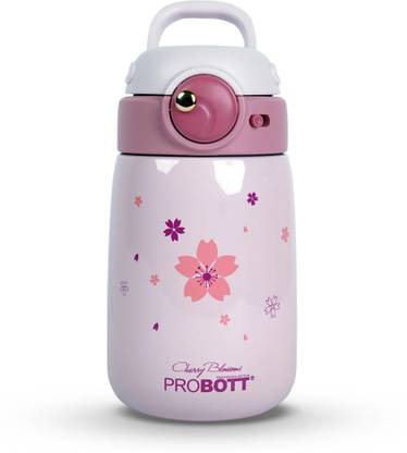PROBOTT Cool Kid 360ml Sipper Bottle for Kids,Carry Handle Lid,Hot&Cold Water Bottle_F 361 ml Flask
