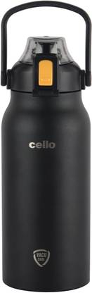 cello Duro Accord Thermosteel Insulated Water Bottle -1.5 Liters, Green Wide Mouth 1500 ml Steel Bottle