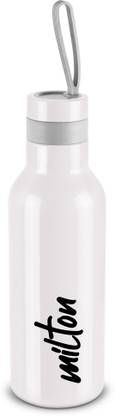 MILTON New Smarty 600 Thermosteel Water Bottle, ISI Certified, 24 Hr Hot and Cold 490 ml Flask