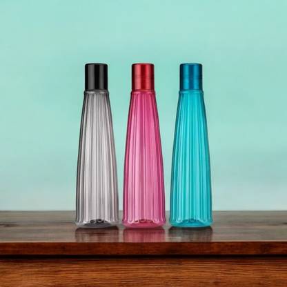 Cosy Home Make It Easy Plastic Ruby Diamond Design Water Bottle For Home And Kitchen 1000 ml Bottle