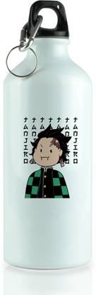 Rushaan Tiny Hero, Big Hydration: It's Lil Tanjiro Illustrated Anime Sipper Bottle 600 ml Bottle