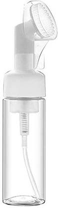 PHARCOS Empty Foaming Face Wash Built in Face Brush Bottle|Refillable, Reusable 150 ml Bottle