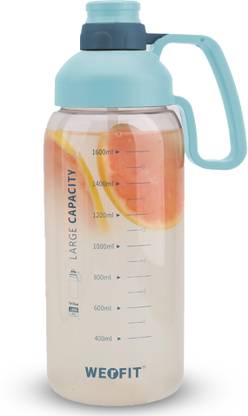 WErFIT 1.8L BPA-Free Water Bottle-Leak-Proof, Detachable Straw, with Handle for Office 1800 ml Shaker