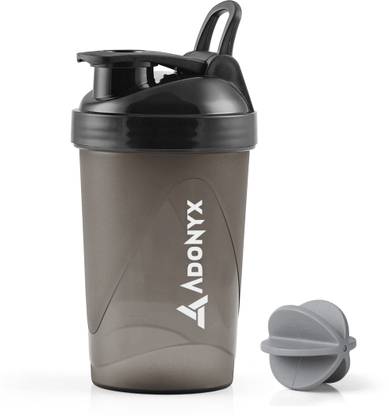 ADONYX Classic Shaker Bottle with Whisk Ball | Gym 500 ml Shaker