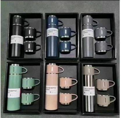 Sedoka KarakshVacuum Insulated Flask set 3Cup set 500 ml Flask