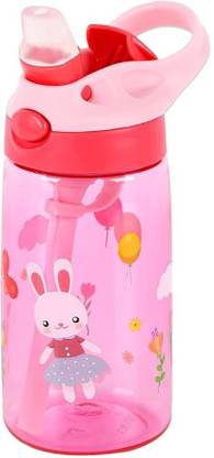 s2c 16oz Kids Water Bottle with Straw, BPA-Free, Spill-Proof, Easy to Clean 475 ml Sipper