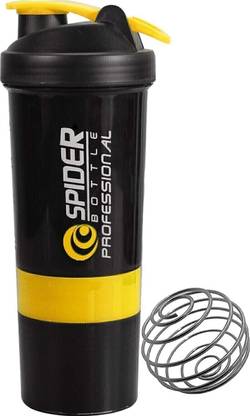 FIT FOCUS Gym Protein Shaker Bottle Drinking Bottle for Gym and Workout with Mixer Ball 500 ml Shaker