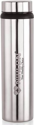 NIRLON Eco Lite Stainless Steel Water Bottle, 900ml, Silver, Set of 1 900 ml Bottle