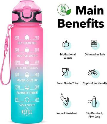 HITANSH MART 1000 ml Silicone Bottle
