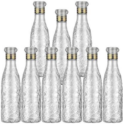 ELEGIOUS ZIG-ZAG Pattern Water Bottles For Fridge Home Office Gym School 1000 ml Bottle 1000 ml Bottle