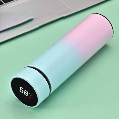 aaryashoppy 500 ML Thermos Insulated Hot Cold Flask LED Temperature Display Vacuum Bottle 500 ml Flask