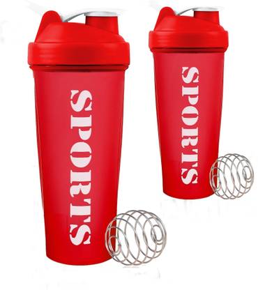 FIT FOCUS Premium Sports Gym shaker Bottle Combo With Blender Ball. 600 ml Shaker