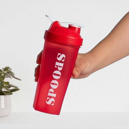TenRings BPA Free Gym Bottle with Mixer Ball 600 ml Shaker 600 ml Shaker