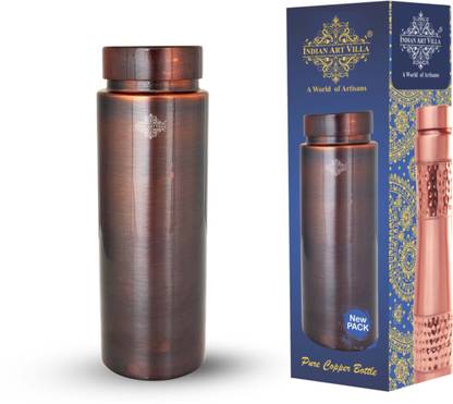 IndianArtVilla 800 ml Copper Bottle