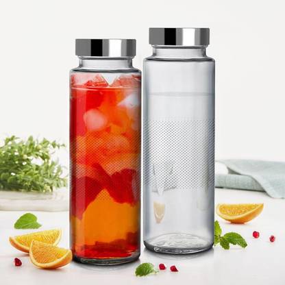 vency shoppy 500 ml Glass, Steel Bottle