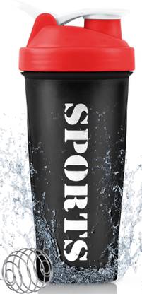 Dassio Sports Gym Shaker with Stainless Steel Mixer Ball for Protein Shakes 650 ml Shaker