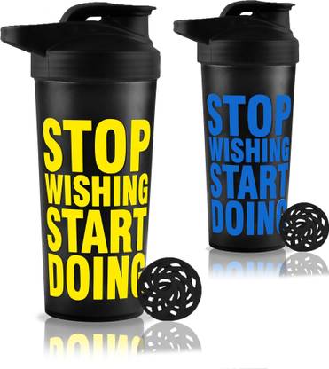 COOL INDIANS Premium Sports Combo Of Gym Shaker Bottle With Blender ball. 700 ml Shaker