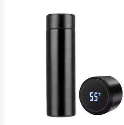 Pushp SMART WATER BOTTLE WITH TEMPRATURE DISPLAY INDUSLATED BODY 500 ml Steel Bottle