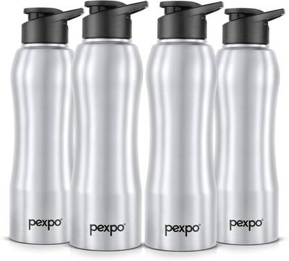 pexpo BISTRO Stainless Steel Leakproof Fridge Sipper Water Bottle for Home, Office 1000 ml Bottle