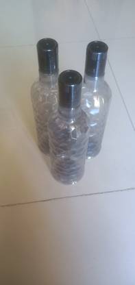 Infinite tech Plastic water bottle (set of 3) 1 liter 1000 ml Bottle