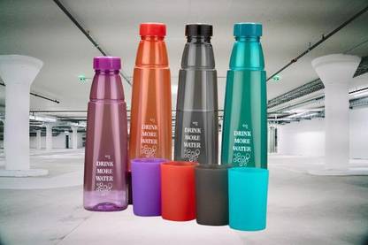 Gajanand Printed Multicolour 4 Pcs Premium 125 1000 ml Bottle