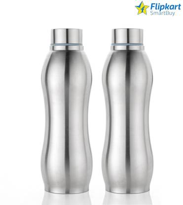Flipkart SmartBuy DESIGNER SINGLE WALL STAINLESS STEEL WATERBOTTLE LEAK-PROOF WATERBOTTLE 1000 ml Bottle