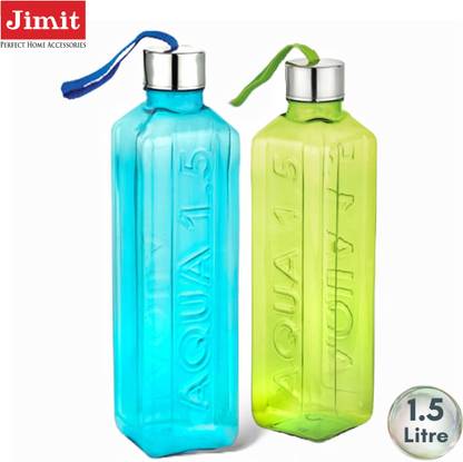 JIMIT Aqua Bottle Set | Break Proof Fridge Bottle | Durable & Scratch Proof 1500 ml Bottle
