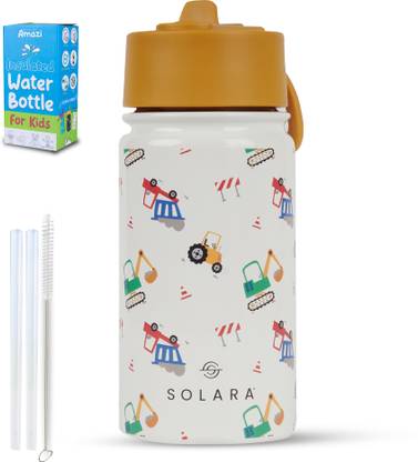 Solara Vacuum stainless Insulated Kids Water for Hot and Cold, School 450 ML Bottle
