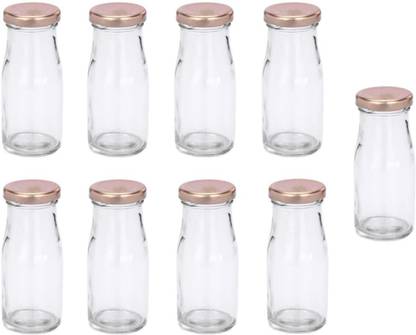 1st Time Clear Glass Bottles For Serving, Storing And Water, Milk, And Other Liquids -B9 100 ml Bottle