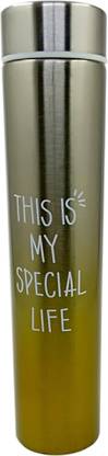Spartan Collection Stainless Steel slim tall Water Bottle 400ml (This is my special life) 400 ml Bottle