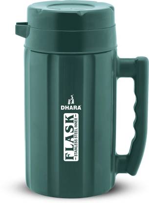 Dhara Stainless Steel 1000 ml Steel Flask