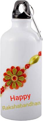 Pigmentz best raksha bandhan wishes with rakhi background design print on 600 ml Bottle
